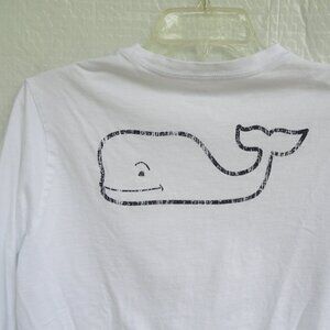 2 for $15 Vineyard Vines Youth XL Long Sleeve with Print Whale Blue Chest Pocket